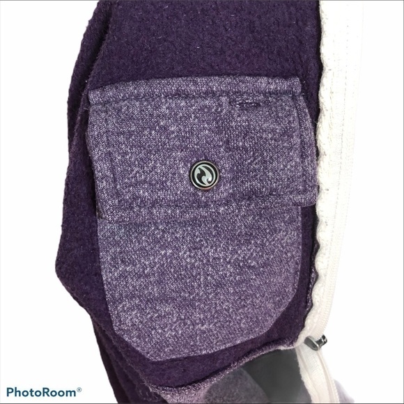 Ocean Current Purple Hooded Sweatshirt XL - Picture 4 of 9